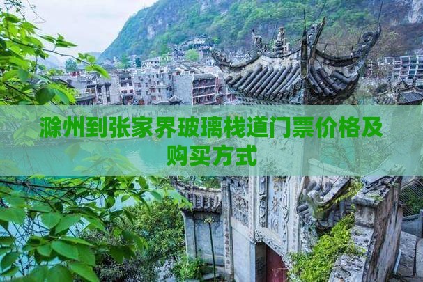 滁州到张家界玻璃栈道门票价格及购买方式
