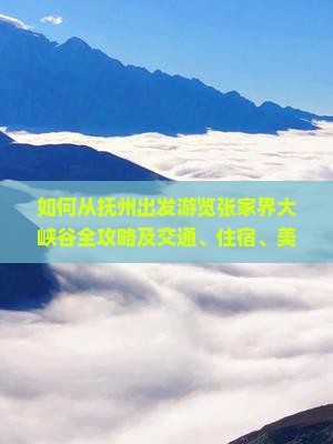 如何从抚州出发游览张家界大峡谷全攻略及交通、住宿、美食指南？