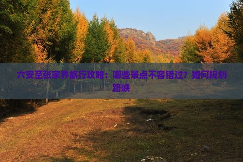 六安至张家界旅行攻略：哪些景点不容错过？如何规划路峡