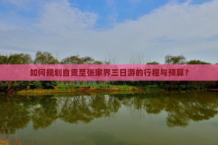 如何规划自贡至张家界三日游的行程与预算？