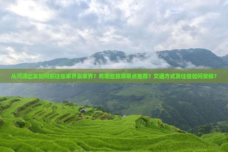从河源出发如何前往张家界袁家界？有哪些旅游景点推荐？交通方式及住宿如何安排？