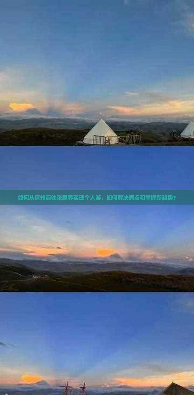 如何从宿州前往张家界实现个人游，如何解决痛点和掌握新趋势？