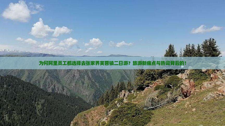 为何阿里员工都选择去张家界芙蓉镇二日游？旅游新痛点与热词背后的！