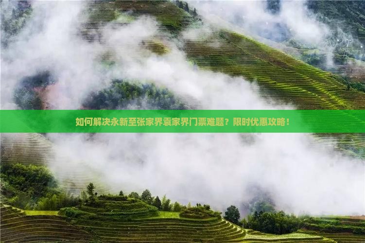 如何解决永新至张家界袁家界门票难题？限时优惠攻略！