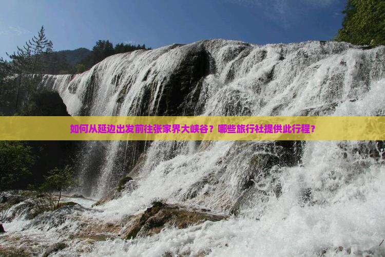 如何从延边出发前往张家界大峡谷？哪些旅行社提供此行程？