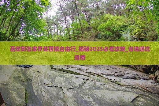 西安到张家界芙蓉镇自由行