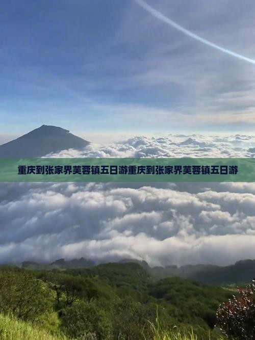 重庆到张家界芙蓉镇五日游