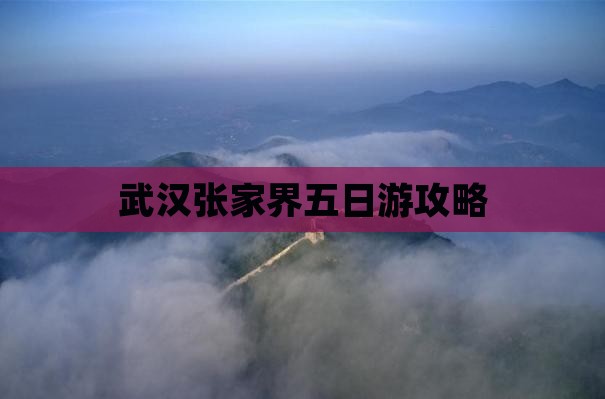 武汉去张家界五日游