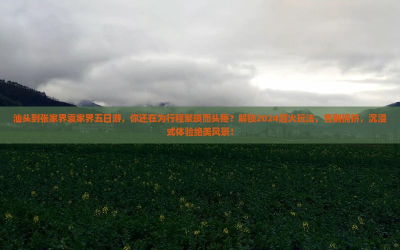 汕头到张家界袁家界五日游