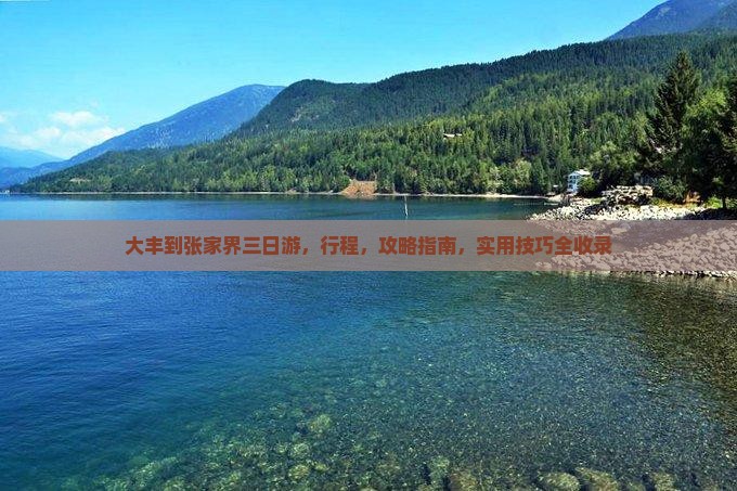 大丰到张家界三日游