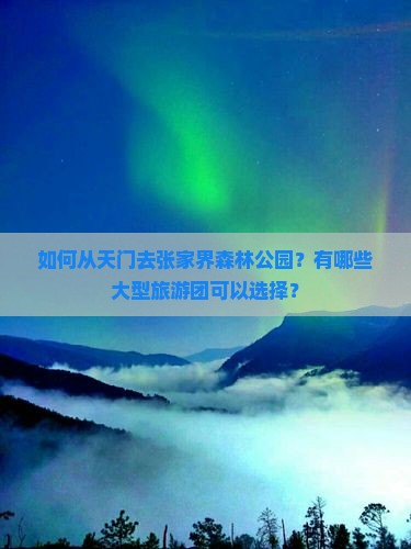 如何从天门去张家界森林公园？有哪些大型旅游团可以选择？