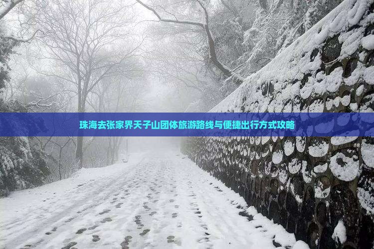 珠海去张家界天子山团体旅游路线与便捷出行方式攻略