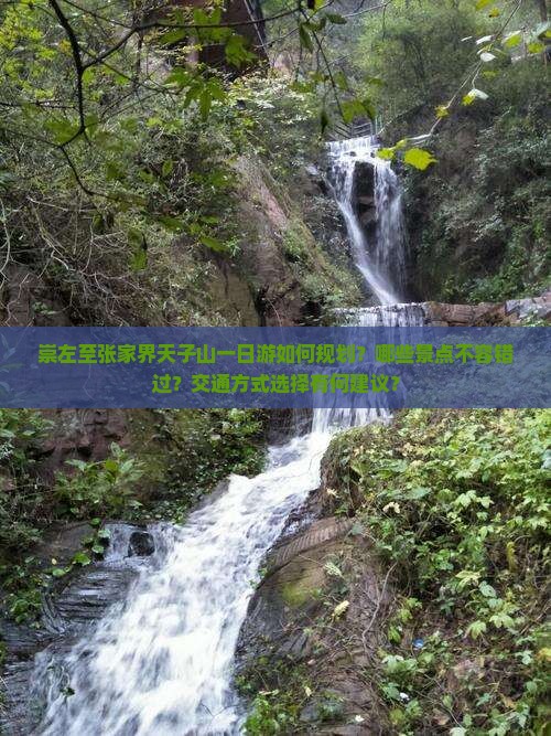 崇左至张家界天子山一日游如何规划？哪些景点不容错过？交通方式选择有何建议？