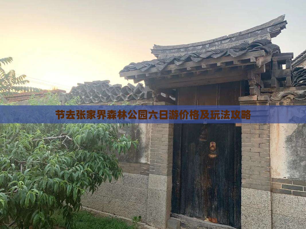 节去张家界森林公园六日游价格及玩法攻略