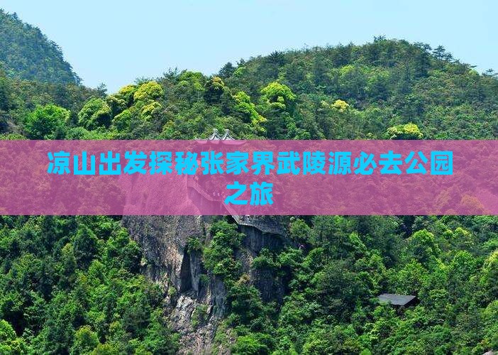 凉山出发探秘张家界武陵源必去公园之旅