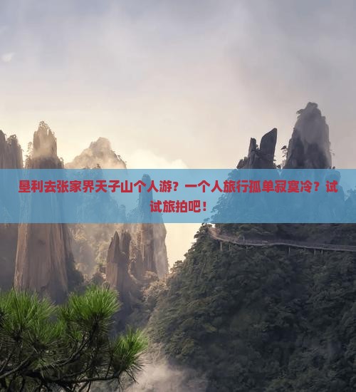 垦利去张家界天子山个人游？一个人旅行孤单寂寞冷？试试旅拍吧！