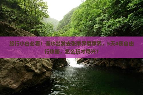 旅行小白必看！衡水出发去张家界袁家界，5天4夜自由行攻略，怎么玩才尽兴？
