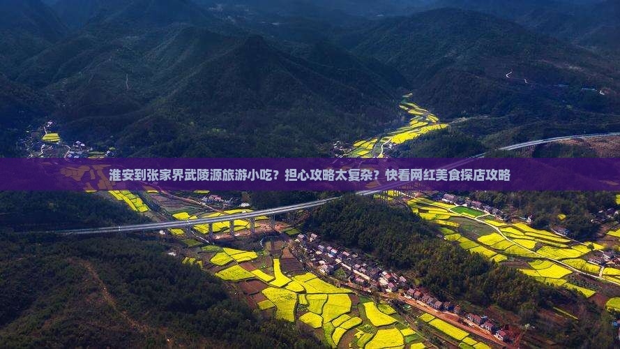淮安到张家界武陵源旅游小吃？担心攻略太复杂？快看网红美食探店攻略