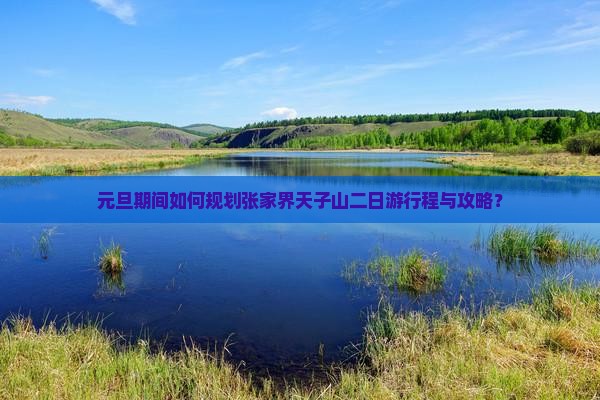 元旦期间如何规划张家界天子山二日游行程与攻略？