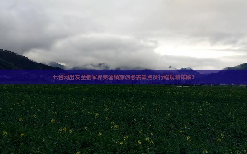 七台河出发至张家界芙蓉镇旅游必去景点及行程规划详解？