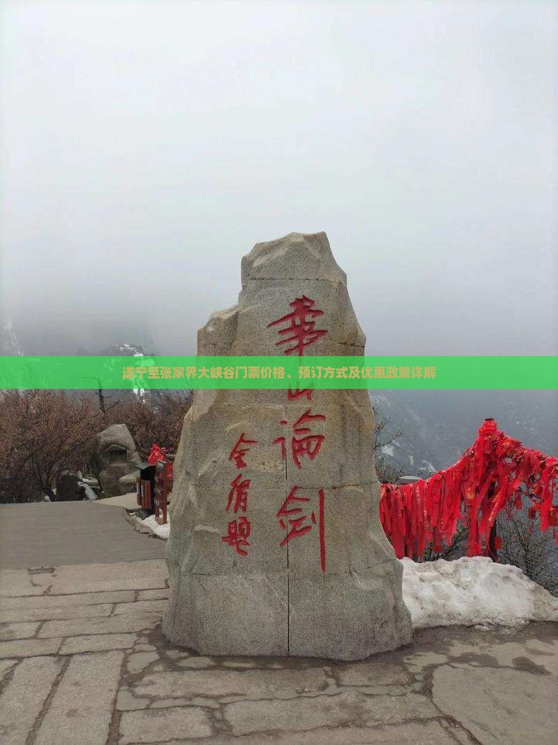 遂宁至张家界大峡谷门票价格、预订方式及优惠政策详解