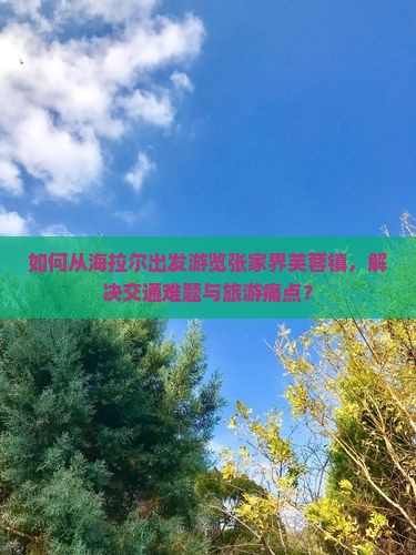 如何从海拉尔出发游览张家界芙蓉镇，解决交通难题与旅游痛点？