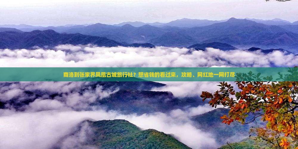 商洛到张家界凤凰古城旅行社？想省钱的看过来，攻略、网红地一网打尽