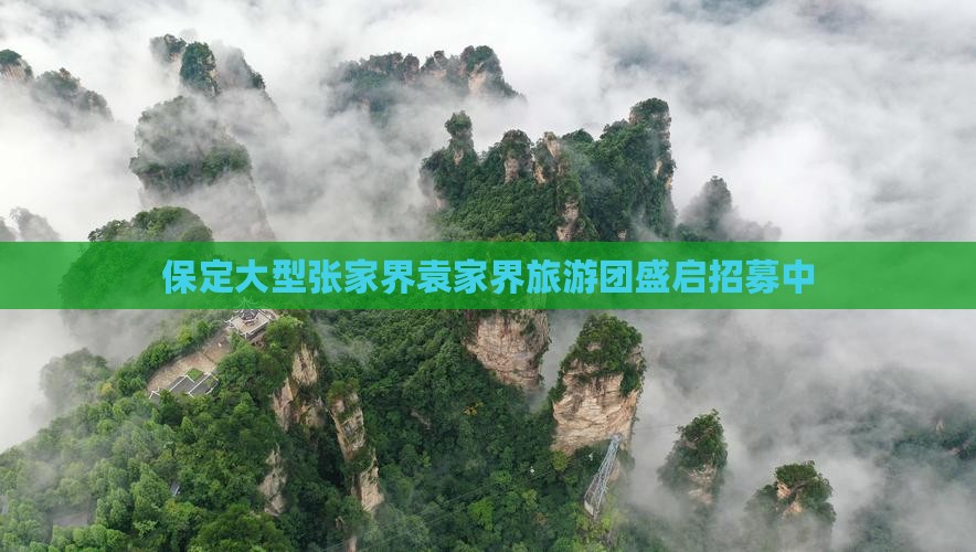 保定大型张家界袁家界旅游团盛启招募中