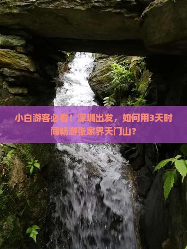 小白游客必看！深圳出发，如何用3天时间畅游张家界天门山？