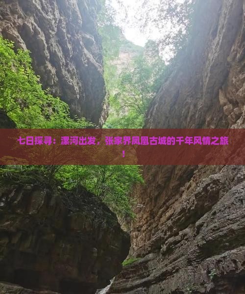 七日探寻：漯河出发，张家界凤凰古城的千年风情之旅！