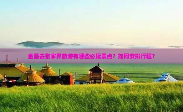 金昌去张家界旅游有哪些必玩景点？如何安排行程？