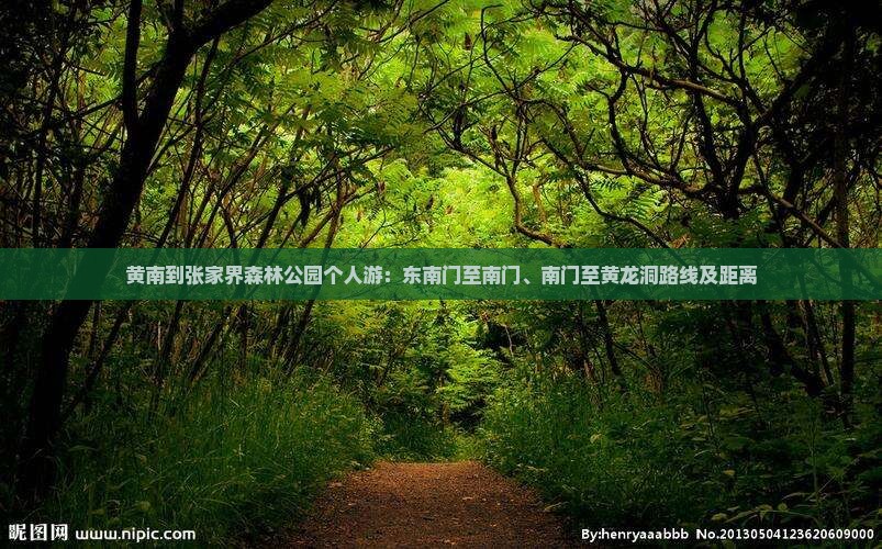 黄南到张家界森林公园个人游：东南门至南门、南门至黄龙洞路线及距离