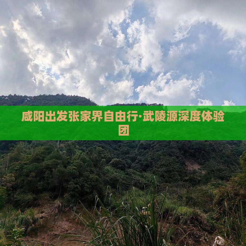 咸阳出发张家界自由行·武陵源深度体验团