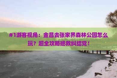 #1游客视角：金昌去张家界森林公园怎么玩？超全攻略拯救纠结党！