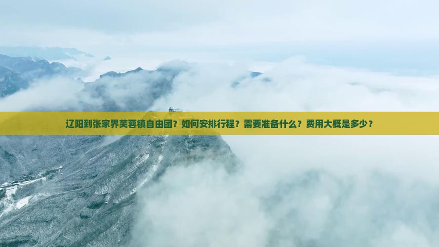 辽阳到张家界芙蓉镇自由团？如何安排行程？需要准备什么？费用大概是多少？