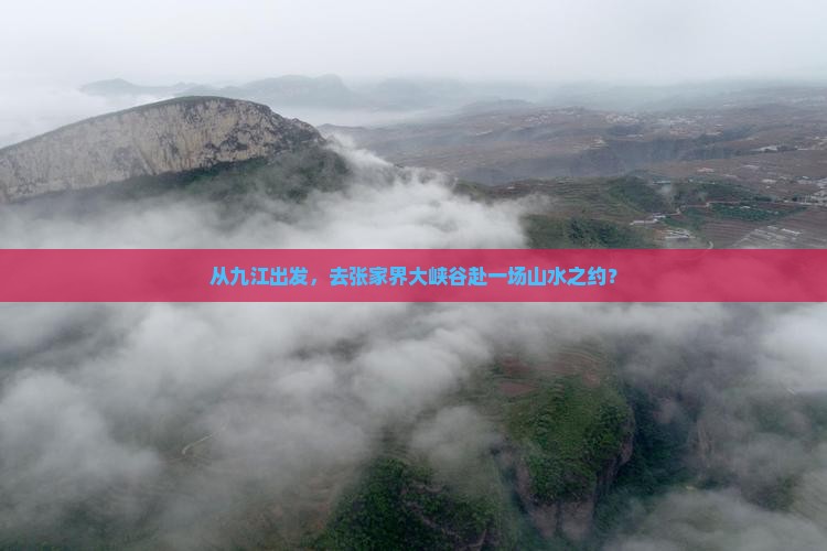 从九江出发，去张家界大峡谷赴一场山水之约？