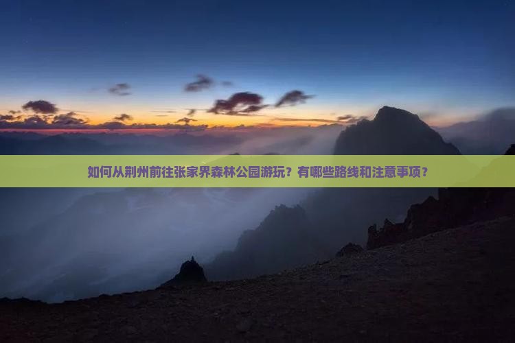 如何从荆州前往张家界森林公园游玩？有哪些路线和注意事项？