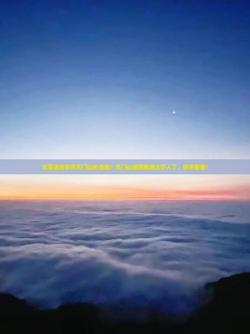长葛去张家界天门山必去地？天门山玻璃栈道太吓人了，快来看看！