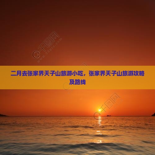 二月去张家界天子山旅游小吃