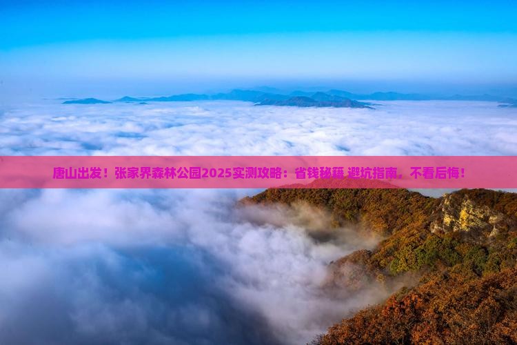 唐山到张家界森林公园攻略