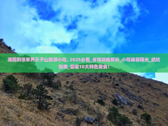 濮阳到张家界天子山旅游小吃