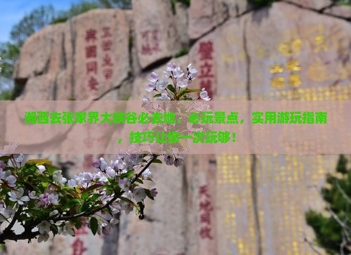 湘西去张家界大峡谷必去地