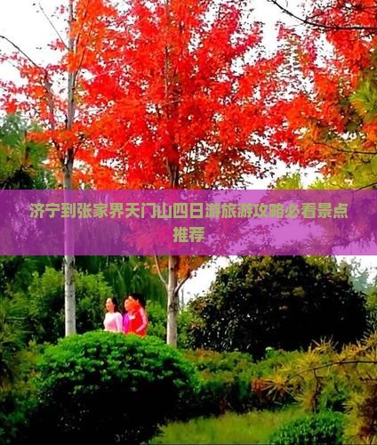 济宁到张家界天门山四日游