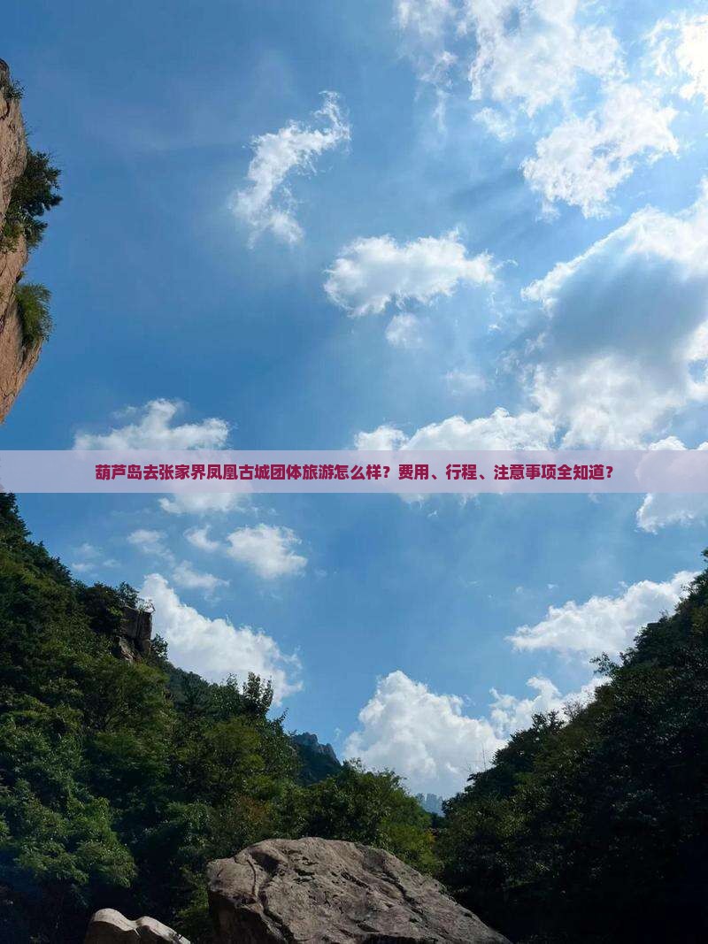 葫芦岛去张家界凤凰古城团体旅游