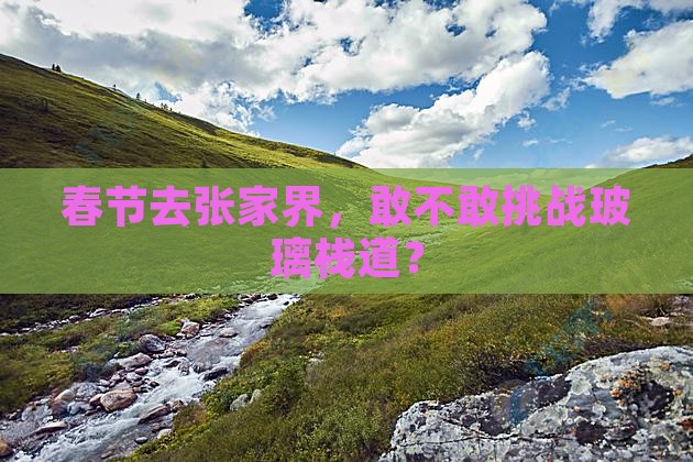 春节到张家界玻璃栈道必去地