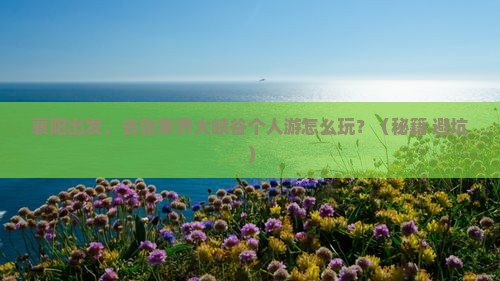 襄阳到张家界大峡谷个人游