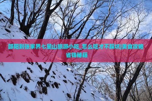 邵阳到张家界七星山旅游小吃