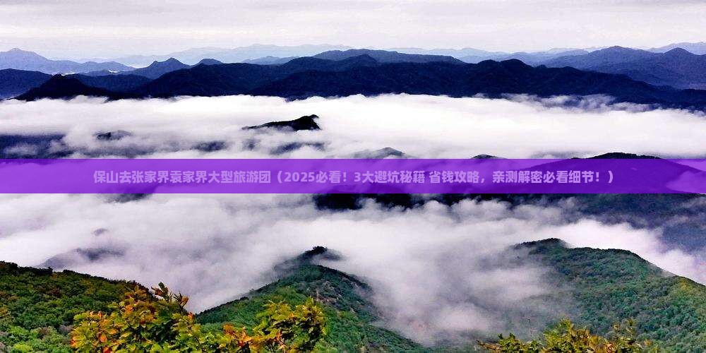 保山去张家界袁家界大型旅游团