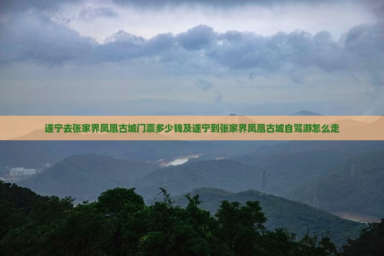 遂宁去张家界凤凰古城门票