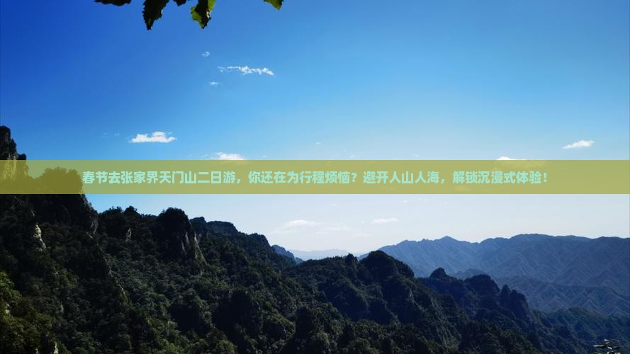 春节去张家界天门山二日游